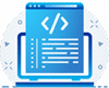 alt="Web development services icon by Creative Genius Web Agency Kolkata"