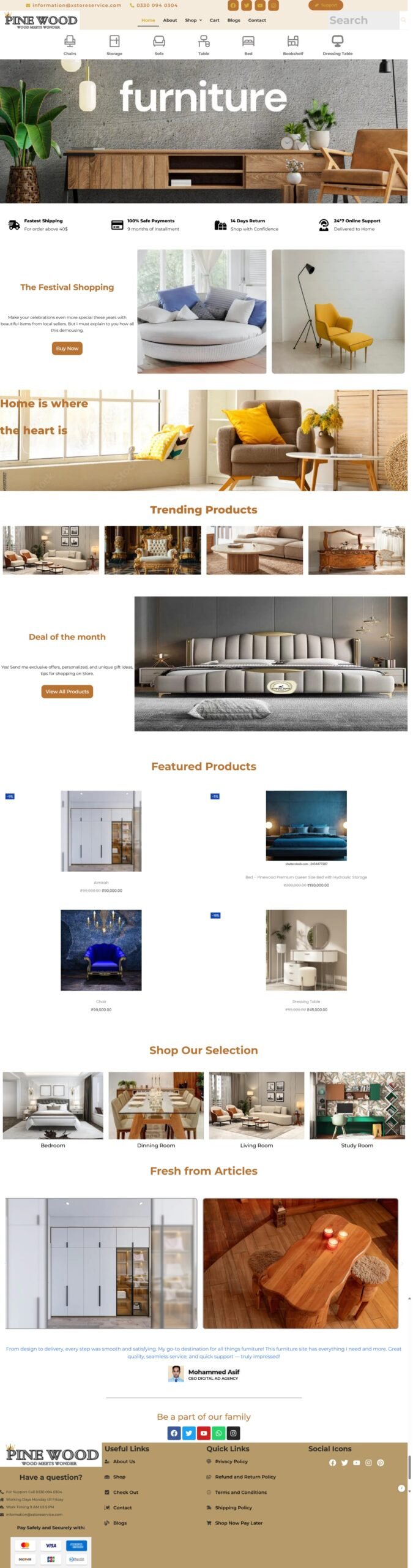 alt="Custom website design example by Kolkata Web Development Company"