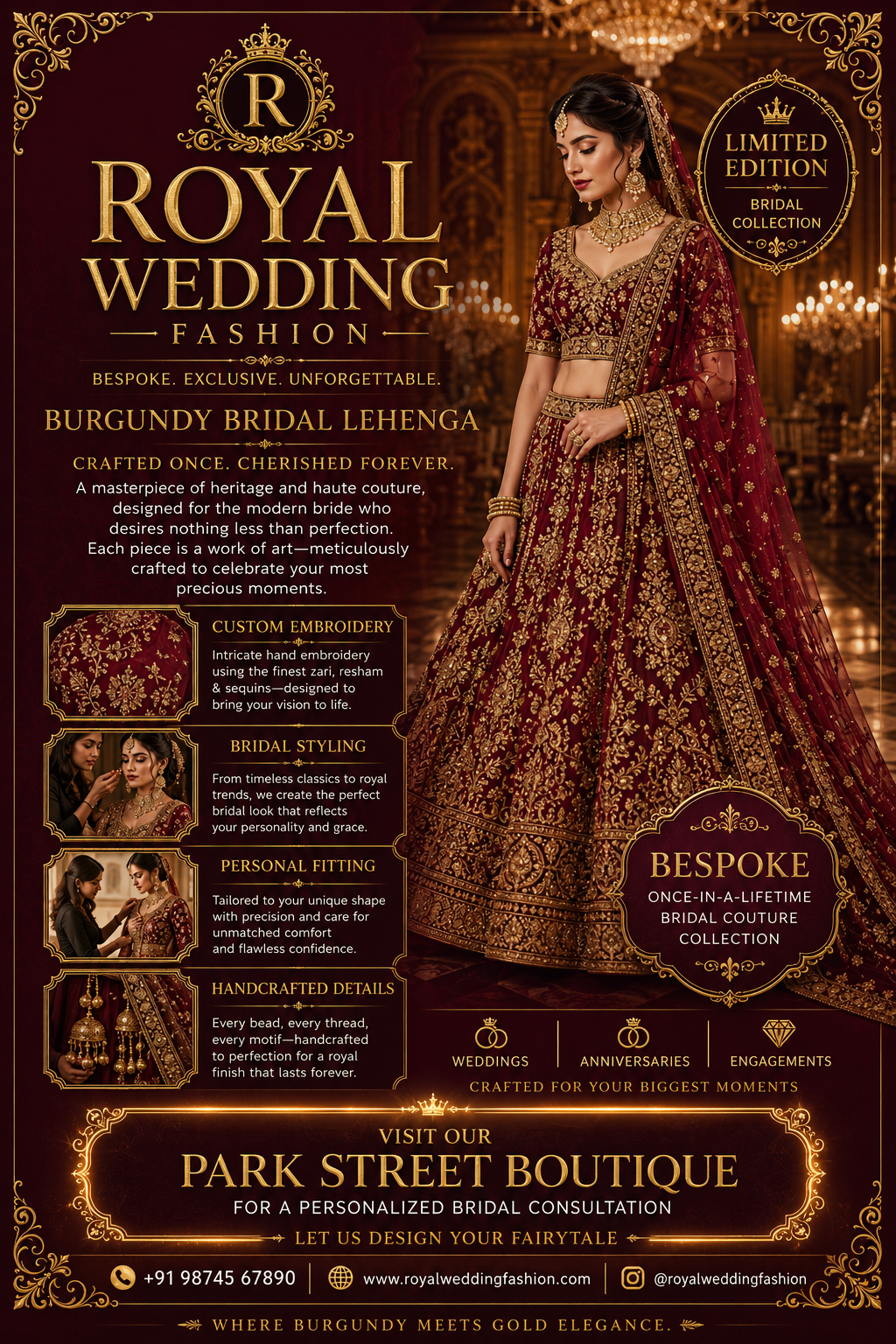 Promotional flyer advertising Digital Marketing and Web Designing for Business in Kolkata